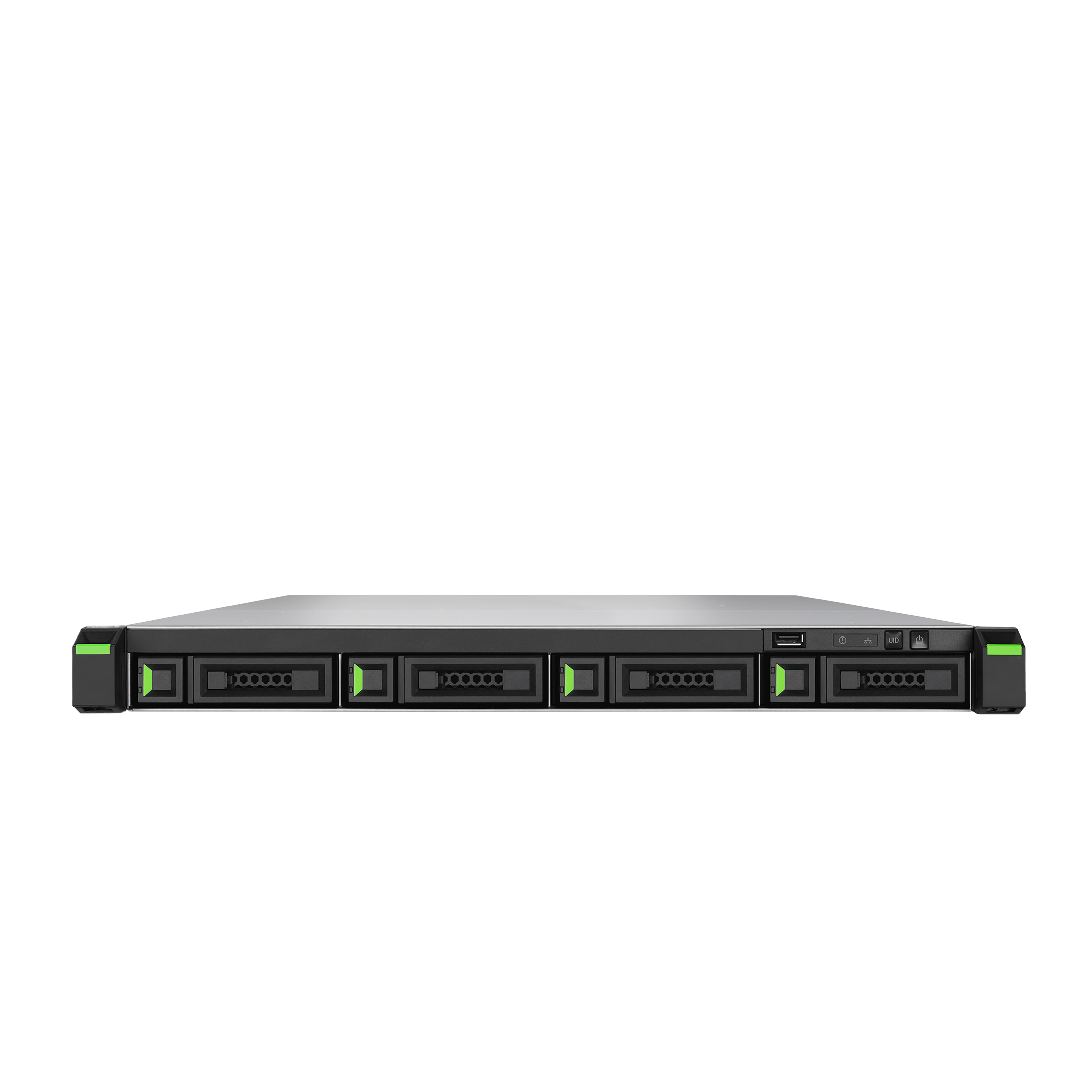 QSAN XN2104 — 4-bay 1U rackmount NAS, front view